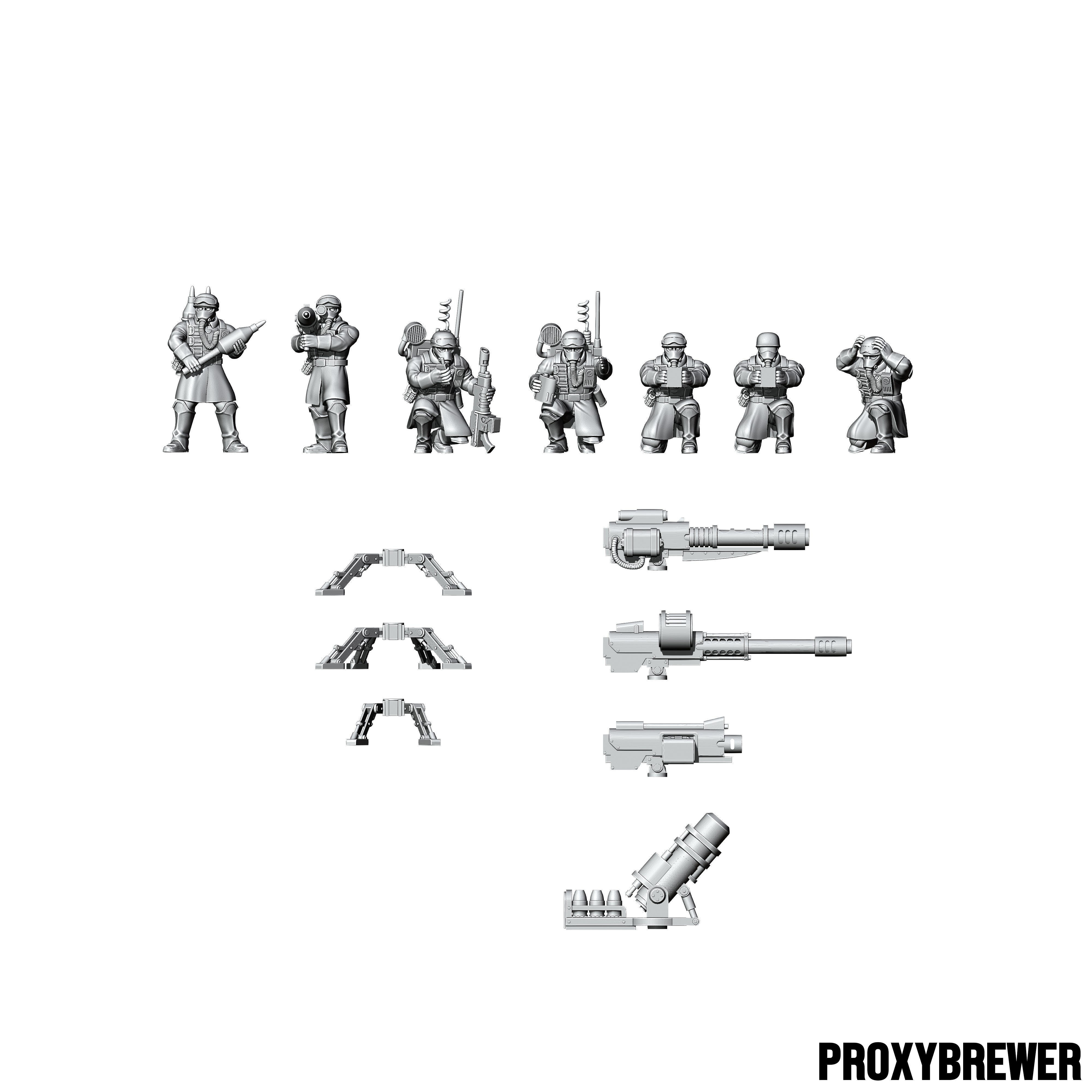 Deuterium Soldiers - Assault Team  3D print model_9