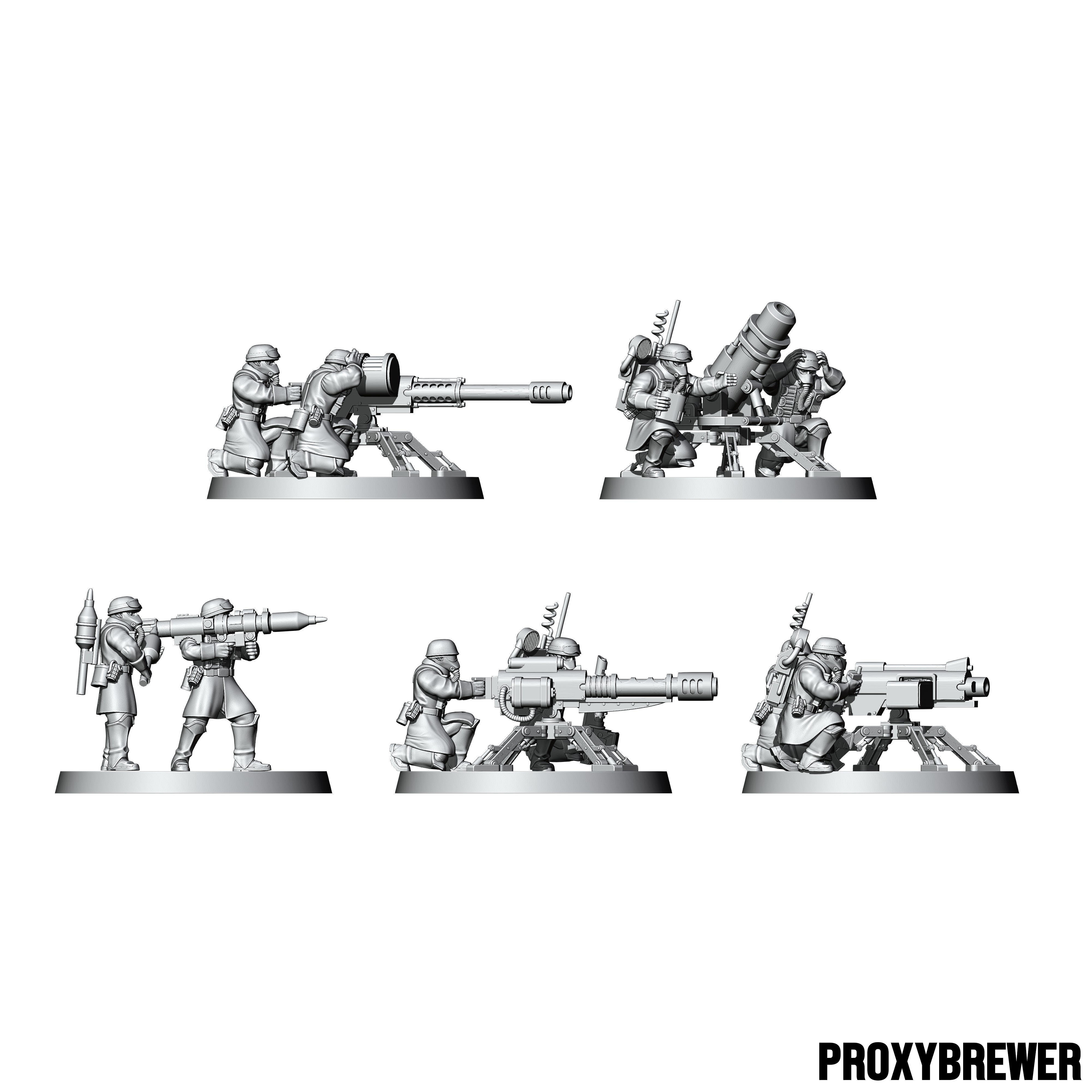 Deuterium Soldiers - Assault Team  3D print model_2