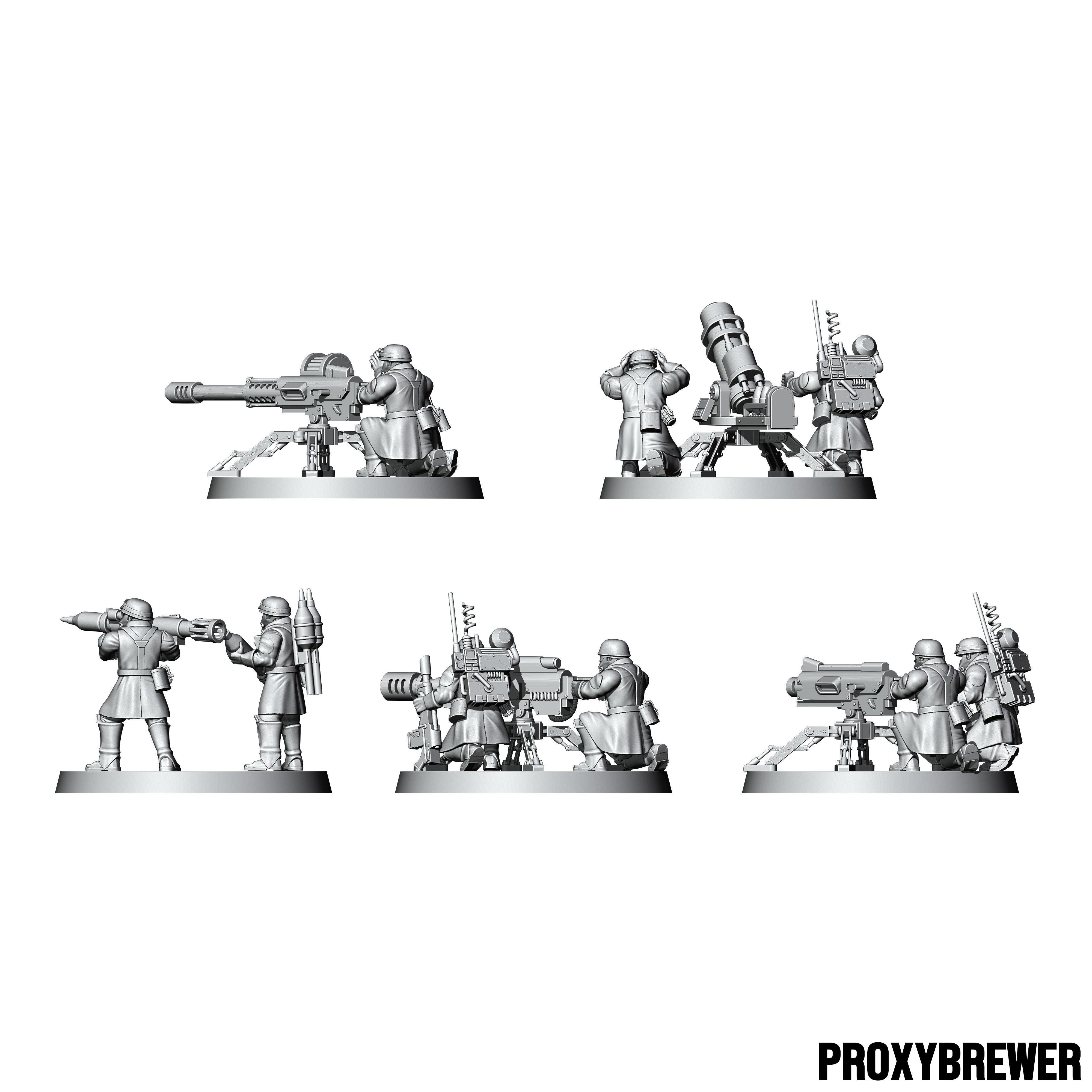 Deuterium Soldiers - Assault Team  3D print model_6