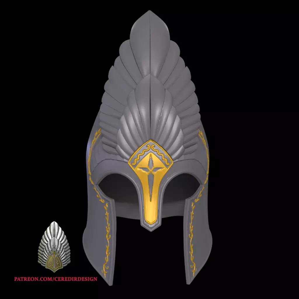 Gondor Faction leader Return of the King 3d digital download 3D print model