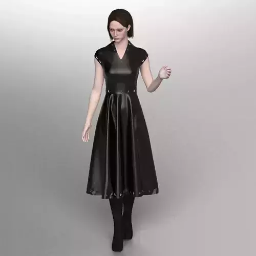 leather dress