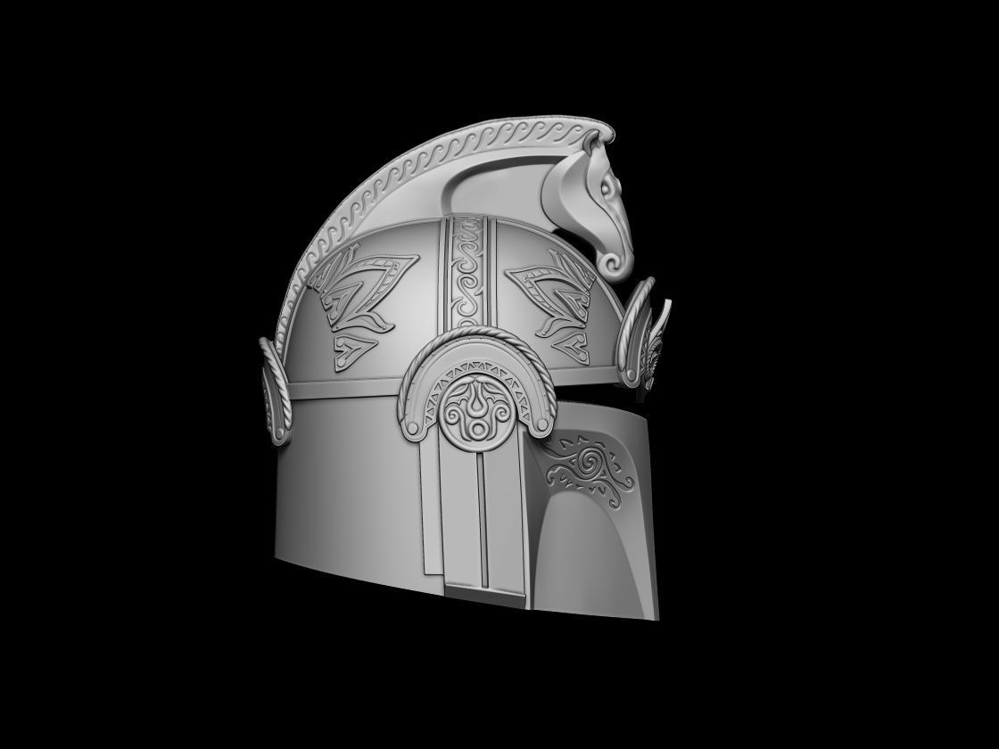 Mandalorian Rohirrim helmet 3d digital download 3D print model_1