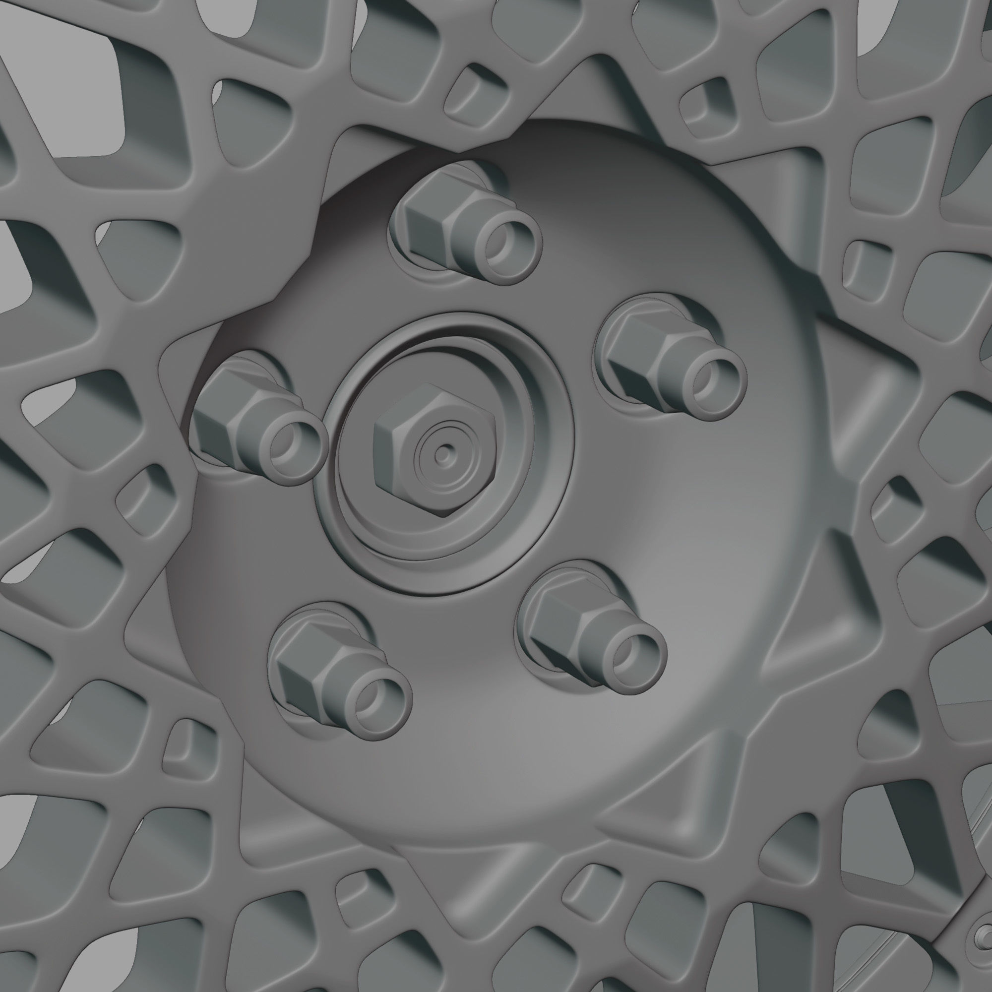 BBS E48 Wheel 3D Model 3D model_9