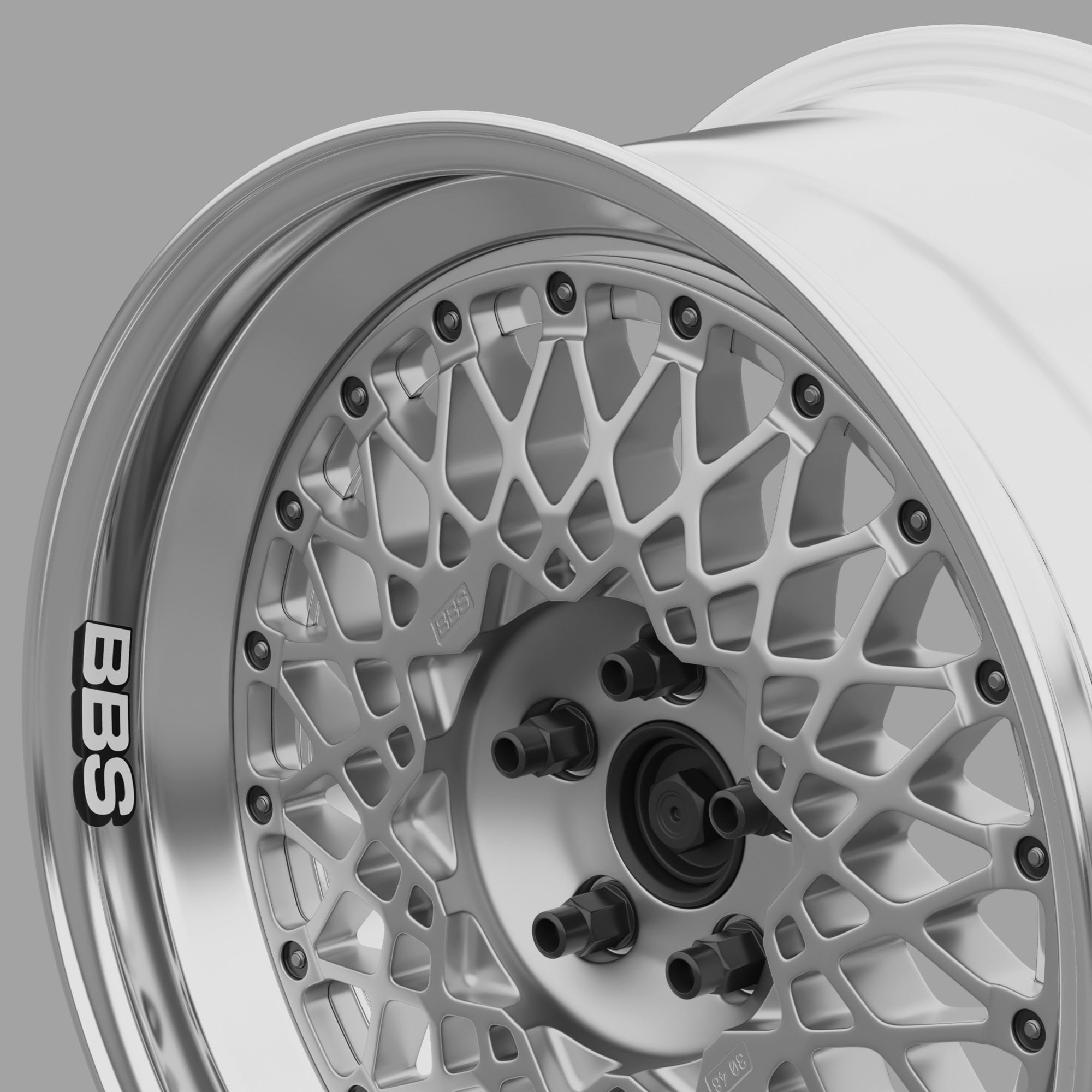 BBS E48 Wheel 3D Model 3D model_14