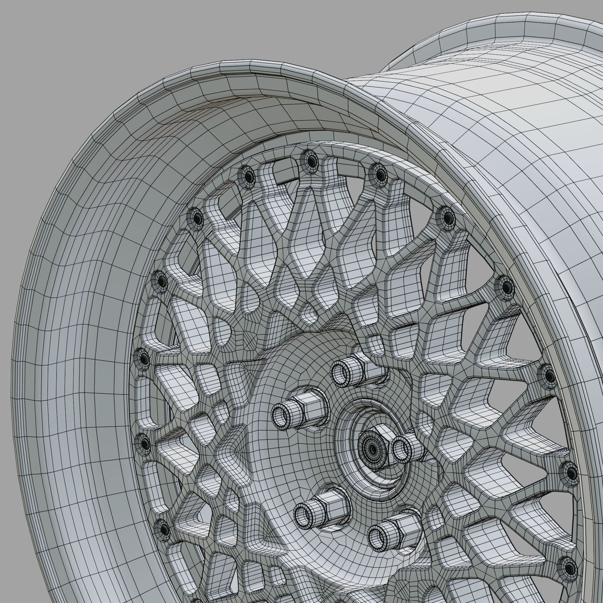 BBS E48 Wheel 3D Model 3D model_11