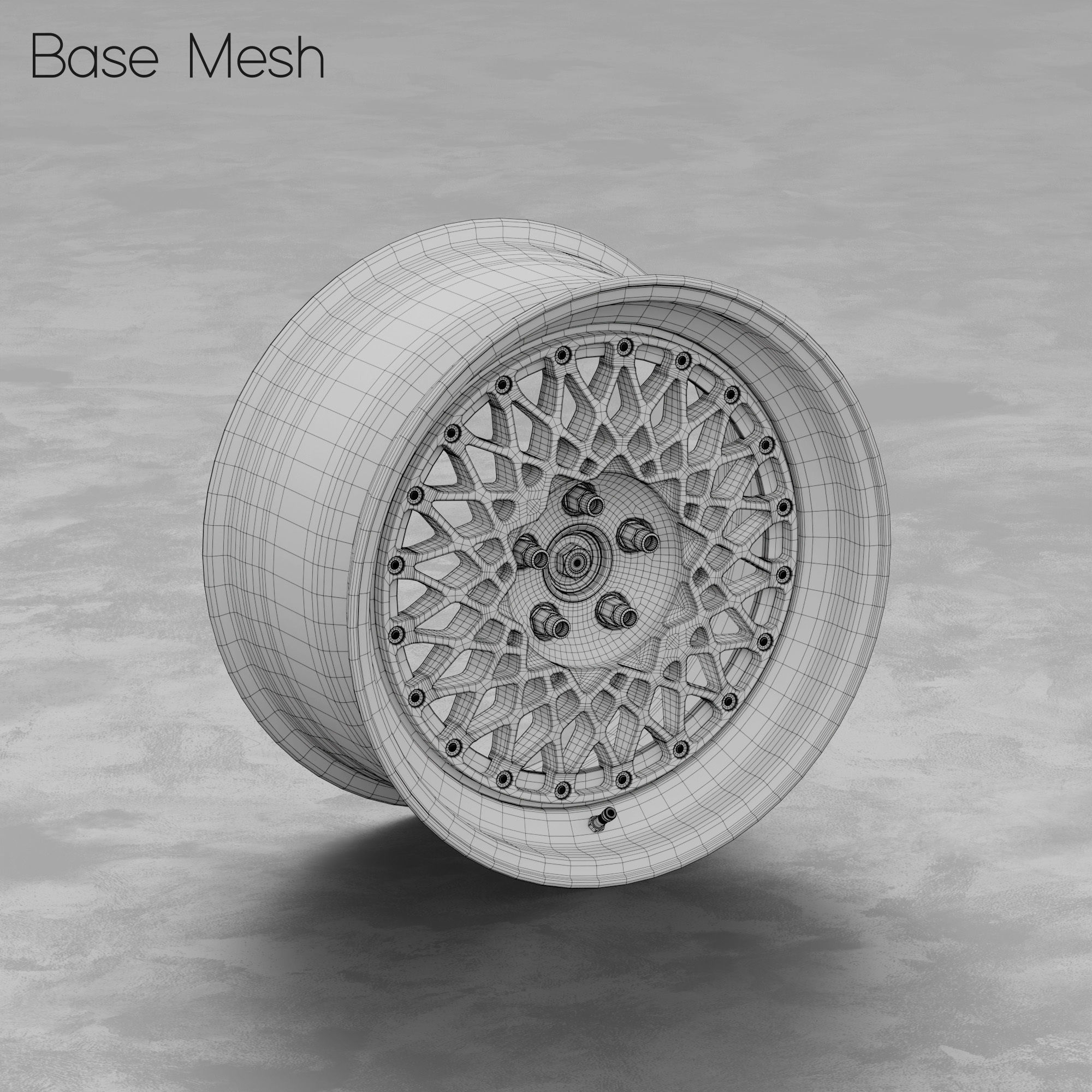 BBS E48 Wheel 3D Model 3D model_1