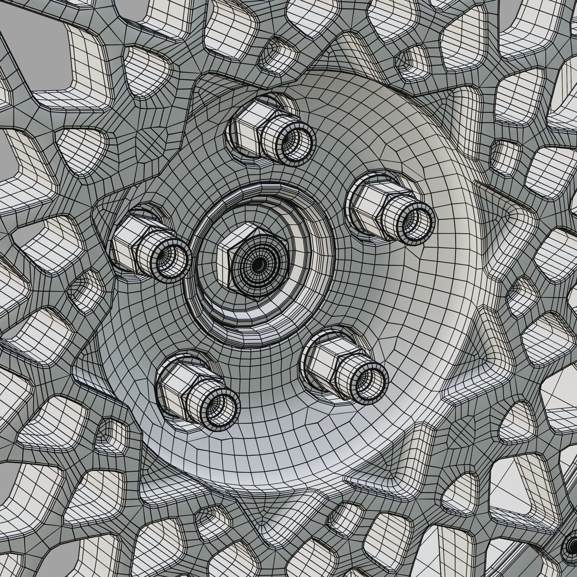 BBS E48 Wheel 3D Model 3D model_7