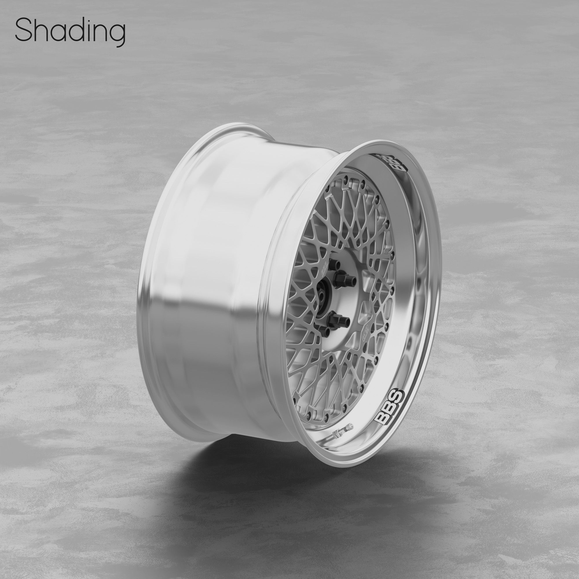 BBS E48 Wheel 3D Model 3D model_6