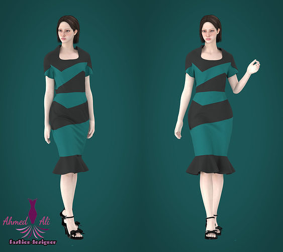 dress 3D print model
