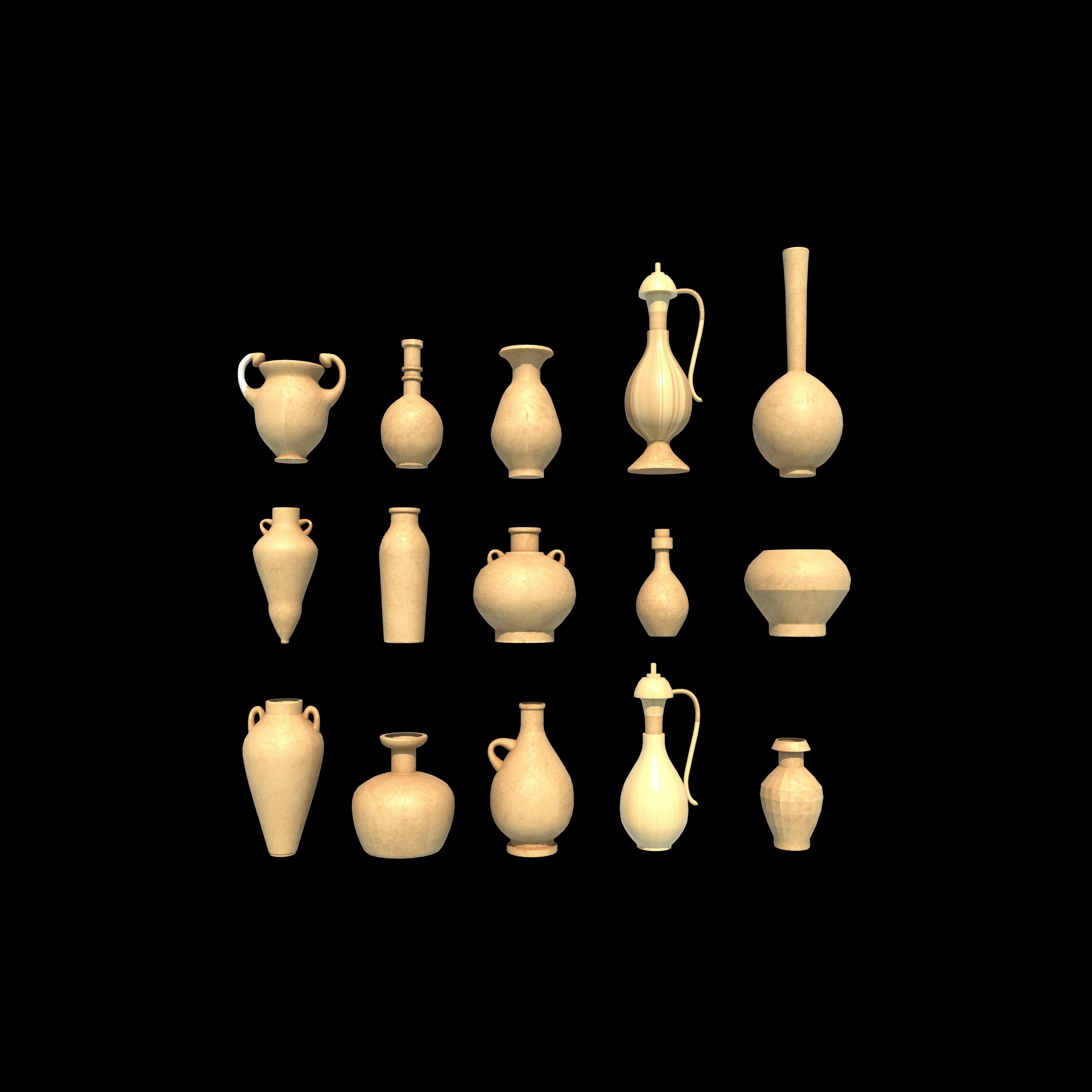 Pottery 3D model_2