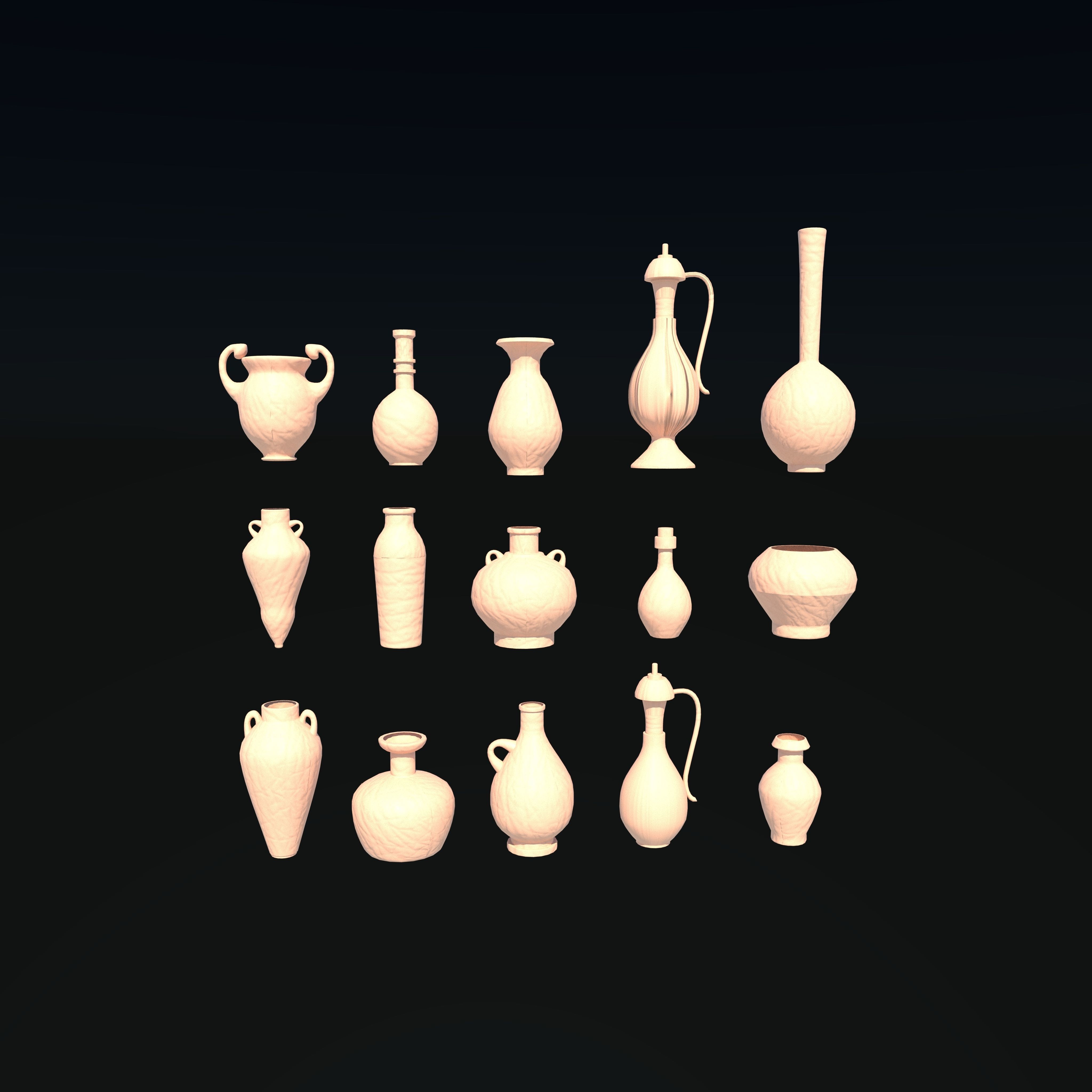 Pottery 3D model_1