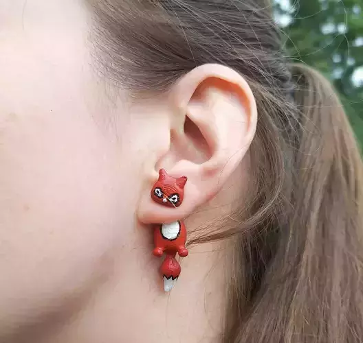MAGICAL FOX EARRINGS