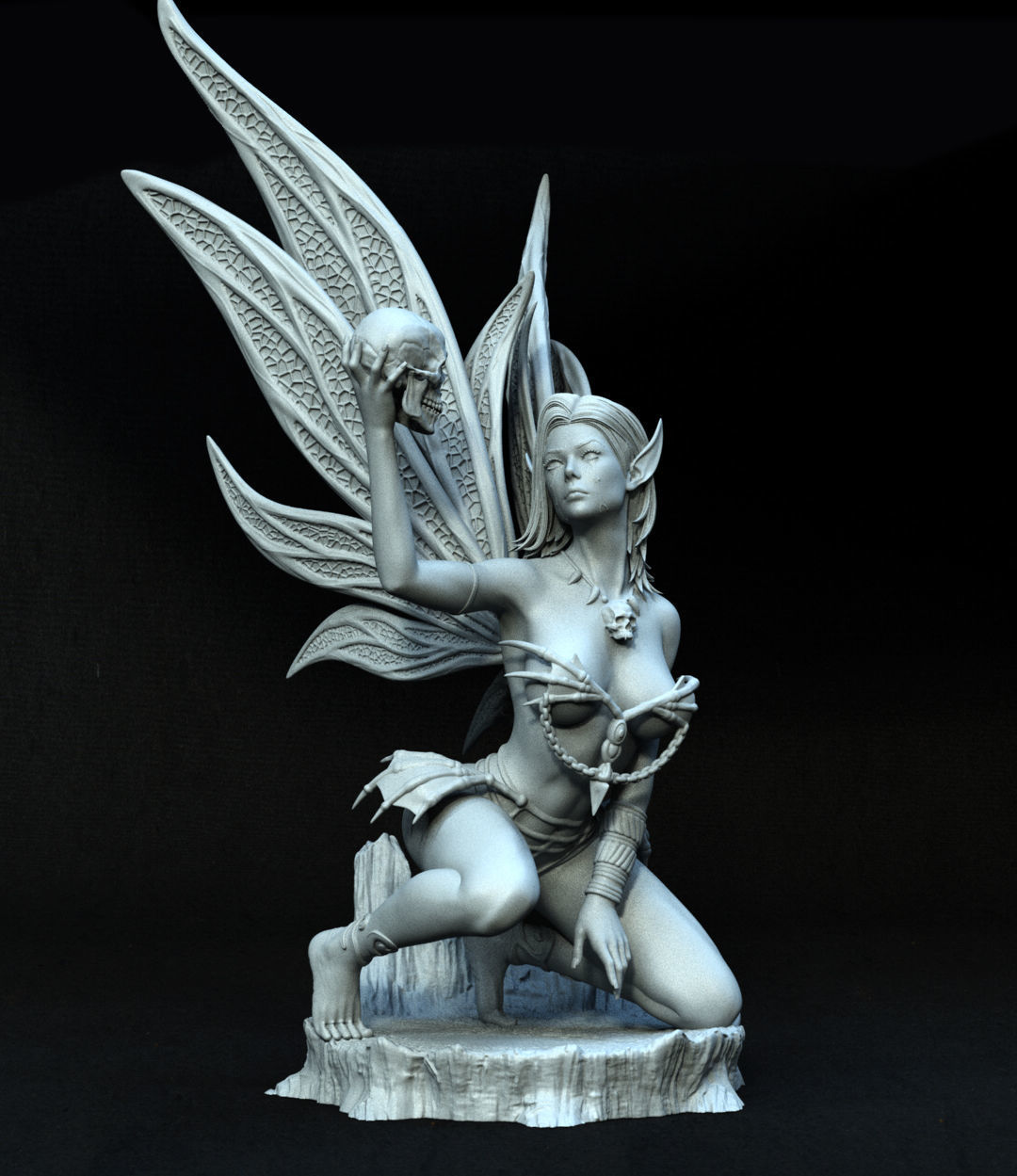 Fairy dark 3D print model_7