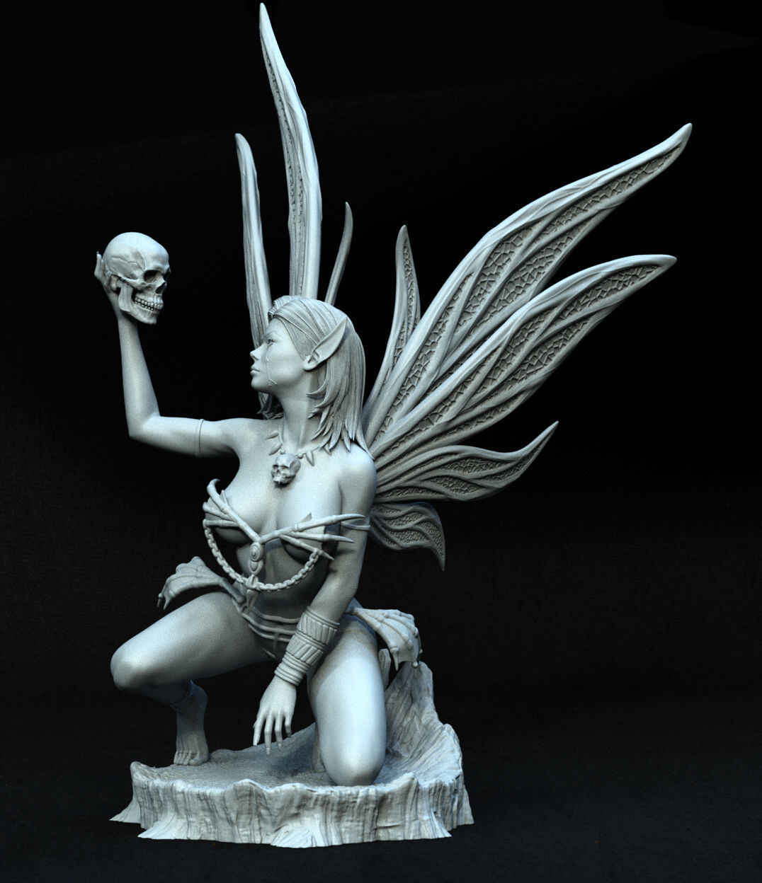 Fairy dark 3D print model_3