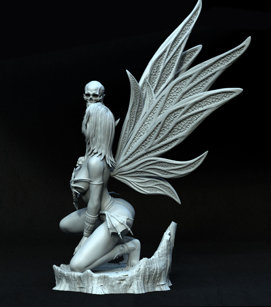Fairy dark 3D print model_5