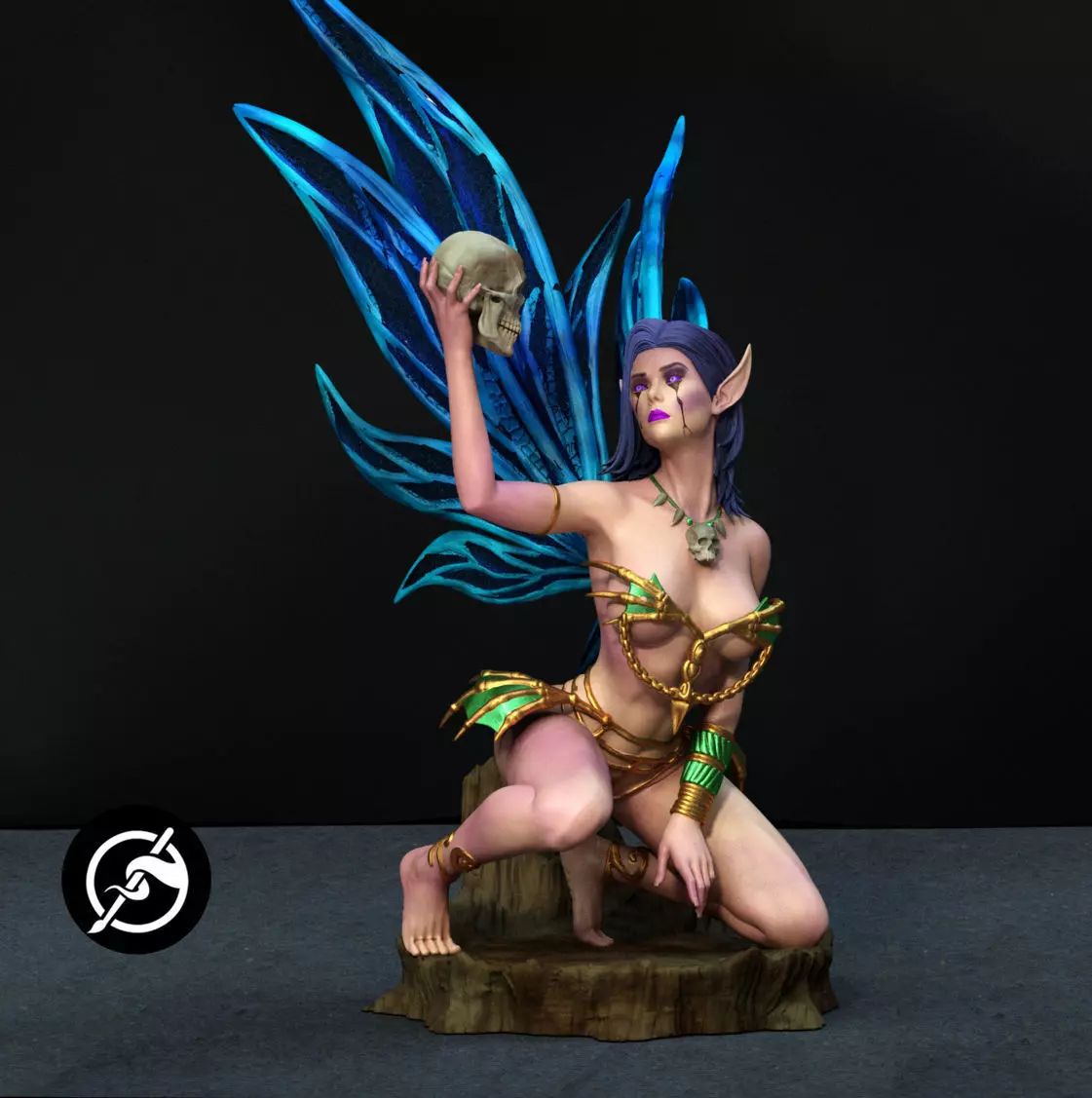 Fairy dark 3D print model_0