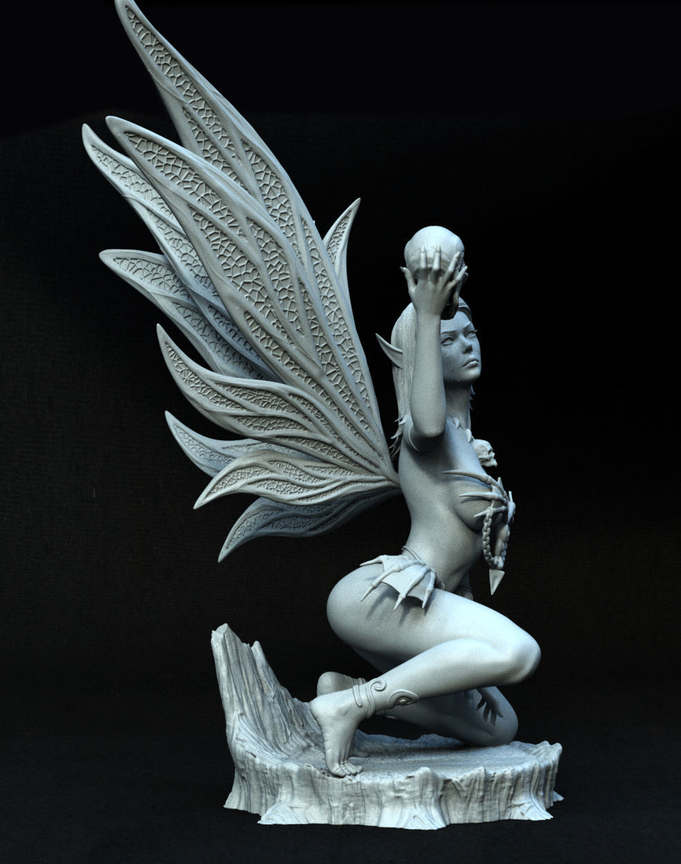Fairy dark 3D print model_1