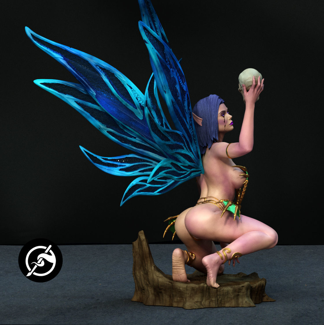 Fairy dark 3D print model_2