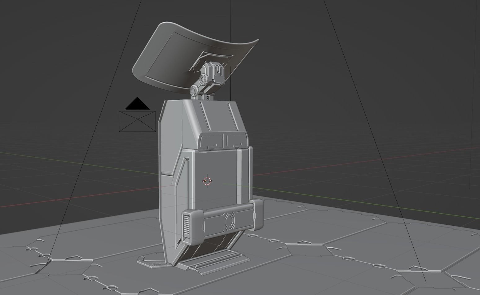 Sci-fi Console 3D model_6