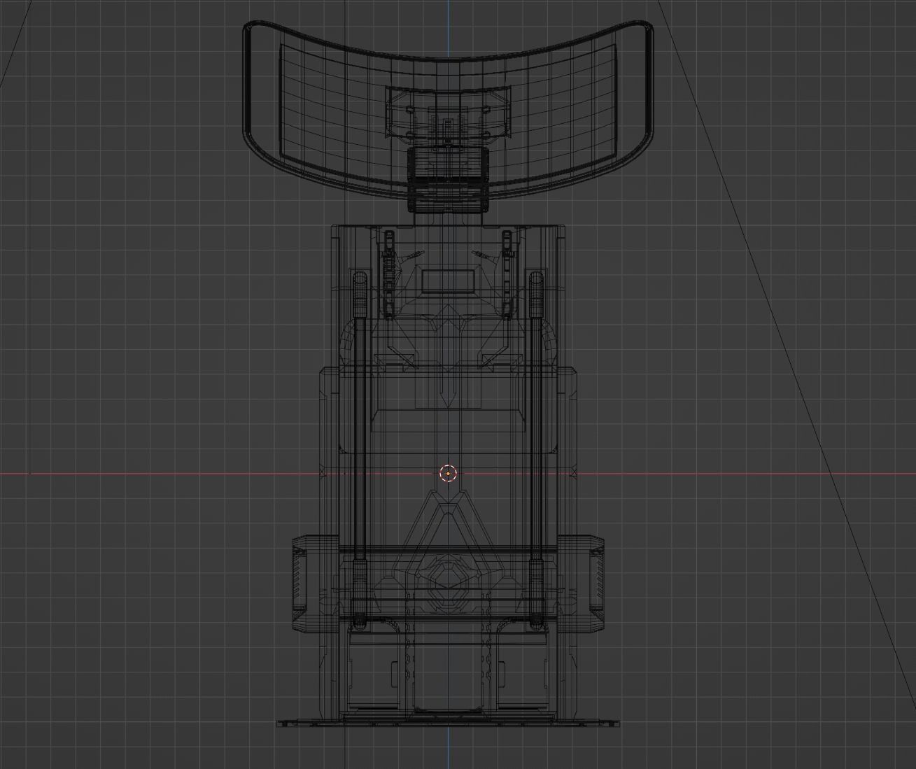 Sci-fi Console 3D model_3