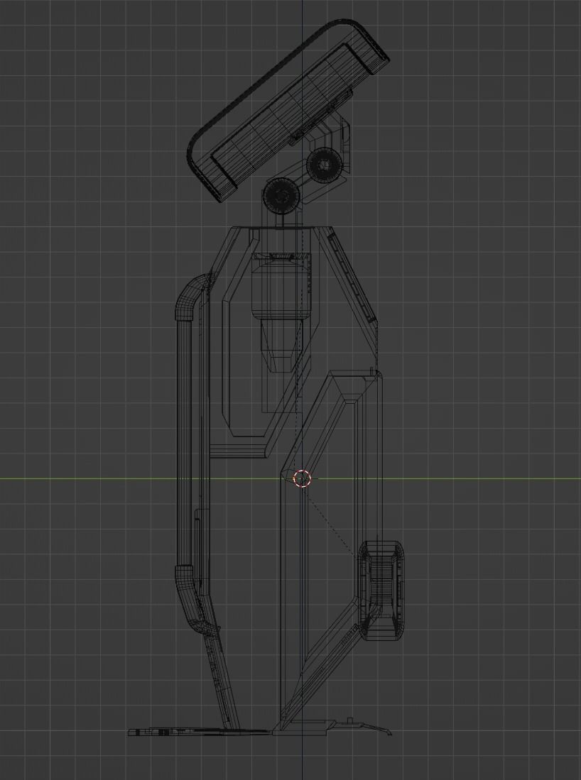 Sci-fi Console 3D model_4