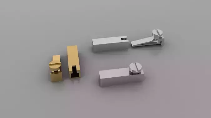 Simple box clasp 3D print model