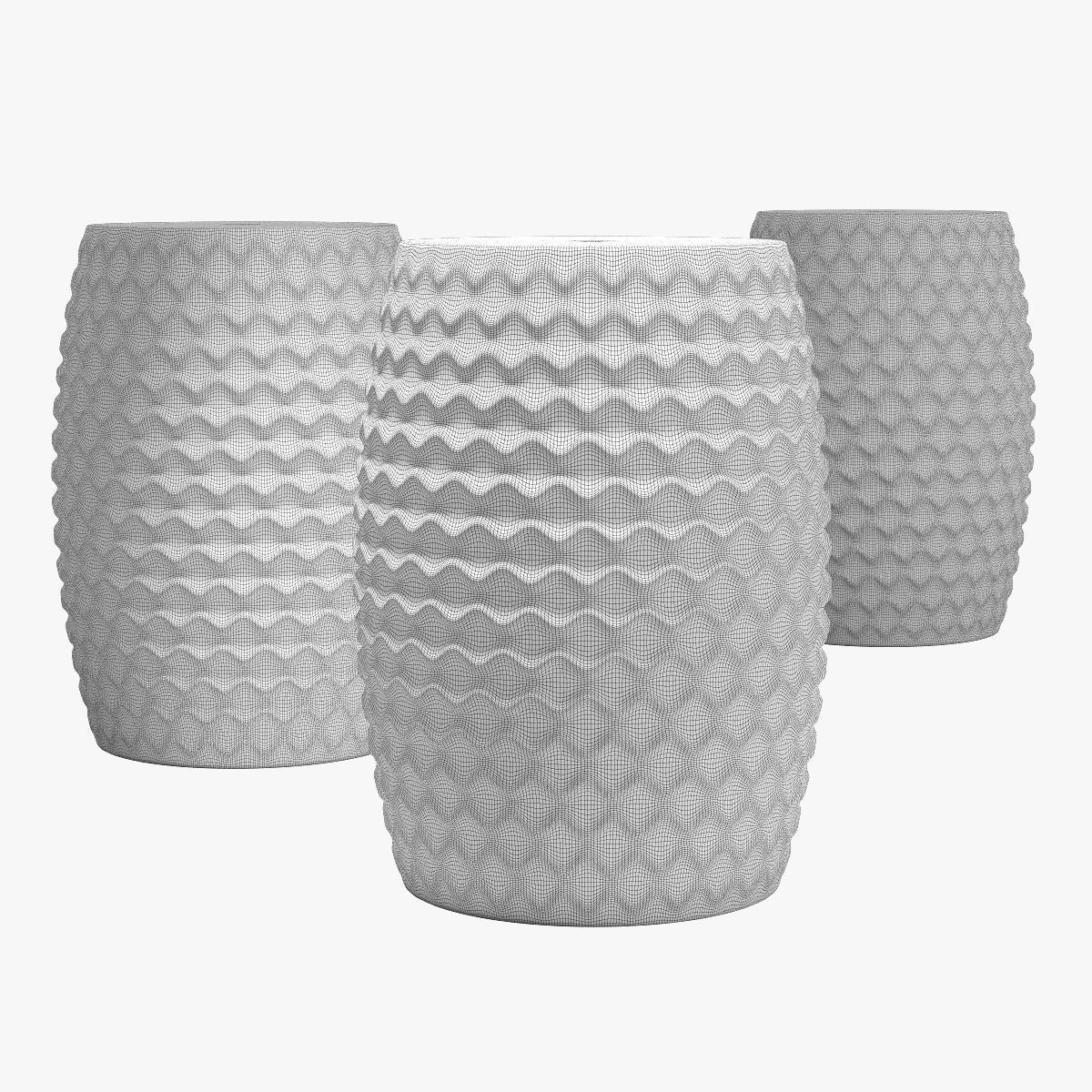 Brayden studio rainwater garden stool 3D model_3