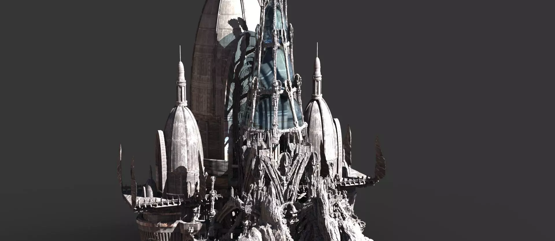 Austrian Fantasy Fortress structure 1  3D model_0