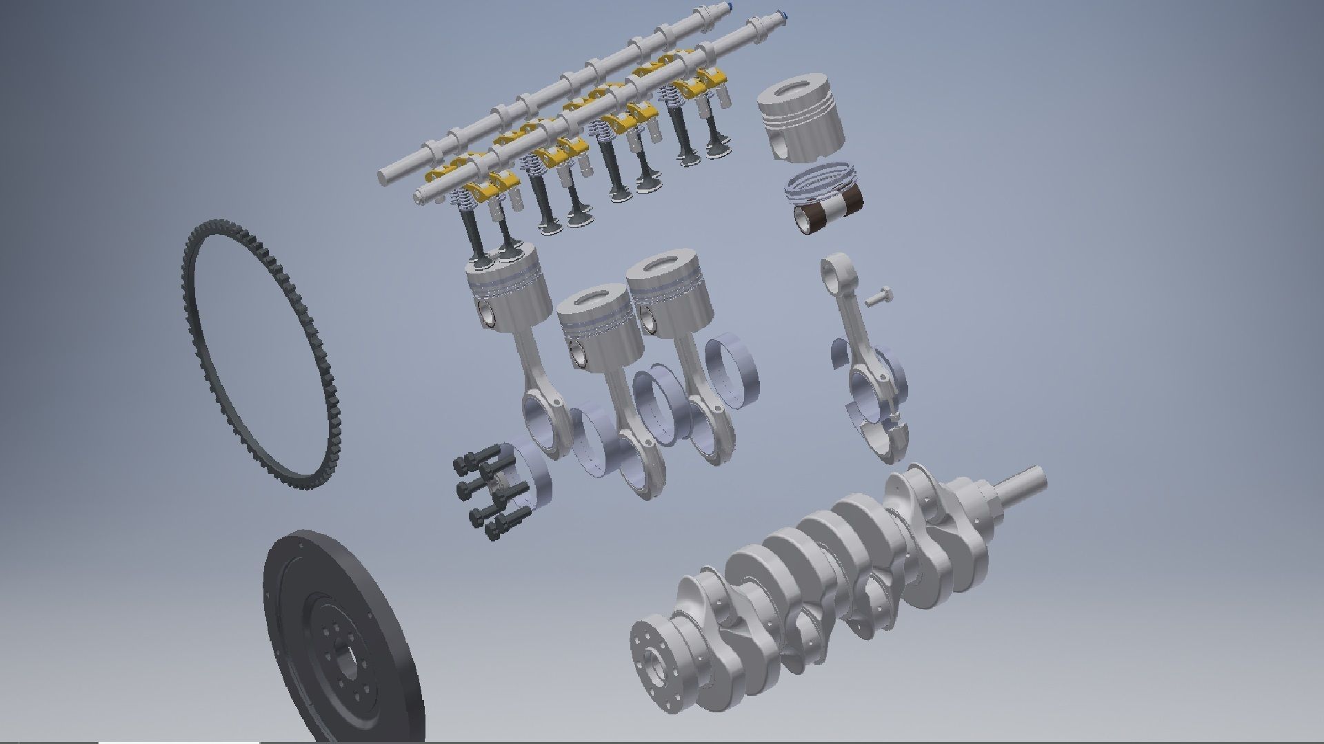 Engine Crankshaft 3D models 3D model_11