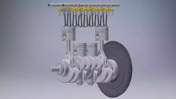 Engine Crankshaft 3D models