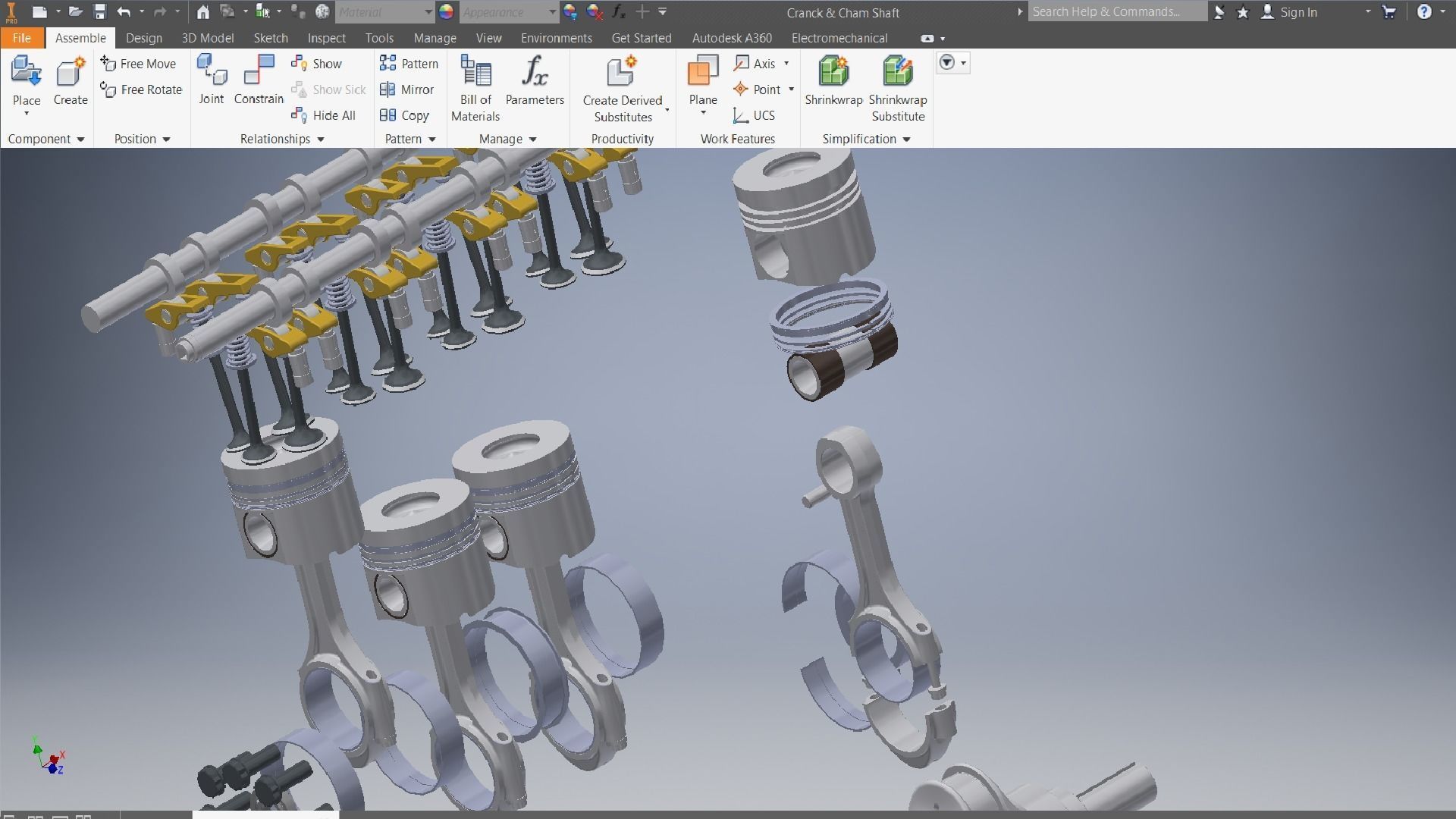 Engine Crankshaft 3D models 3D model_12