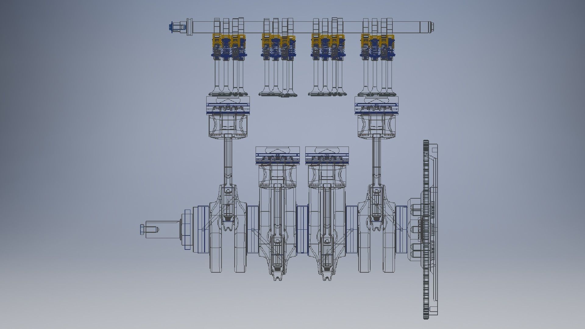 Engine Crankshaft 3D models 3D model_6