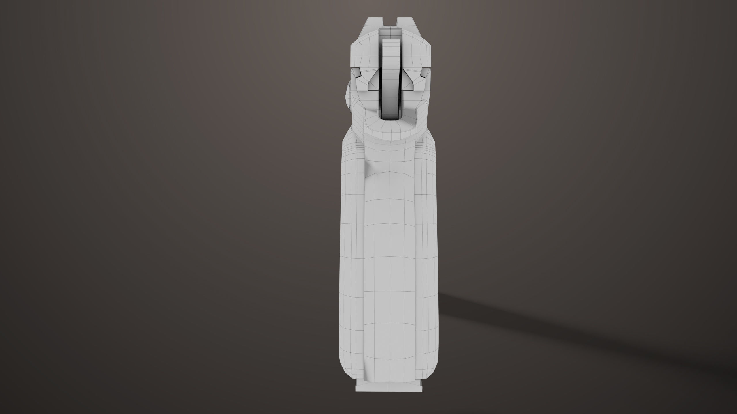 Pistol 09 Black Generic All PBR UE Textures Included Low-poly 3D model_48