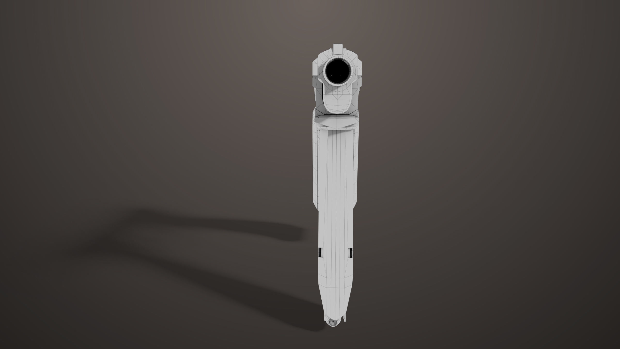 Pistol 09 Black Generic All PBR UE Textures Included Low-poly 3D model_44