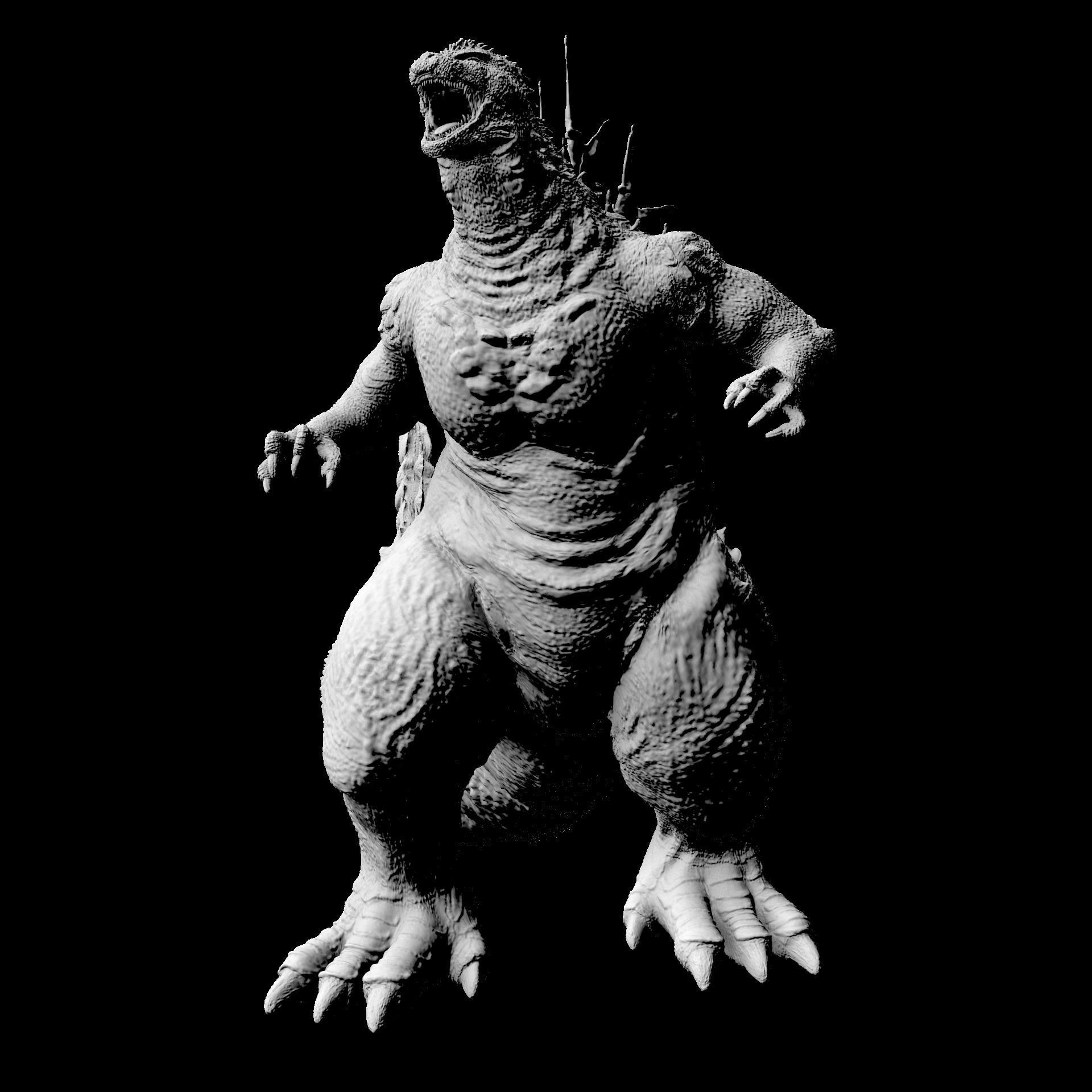 Godzilla minus one 2023 3D model 3D printable | CGTrader