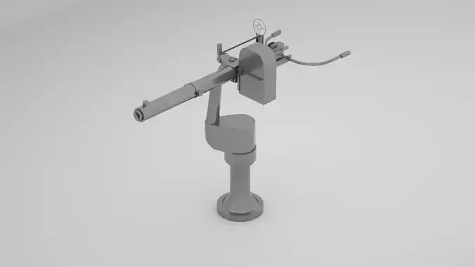 12 7mm Browning Machine Gun 50 cal 3D model