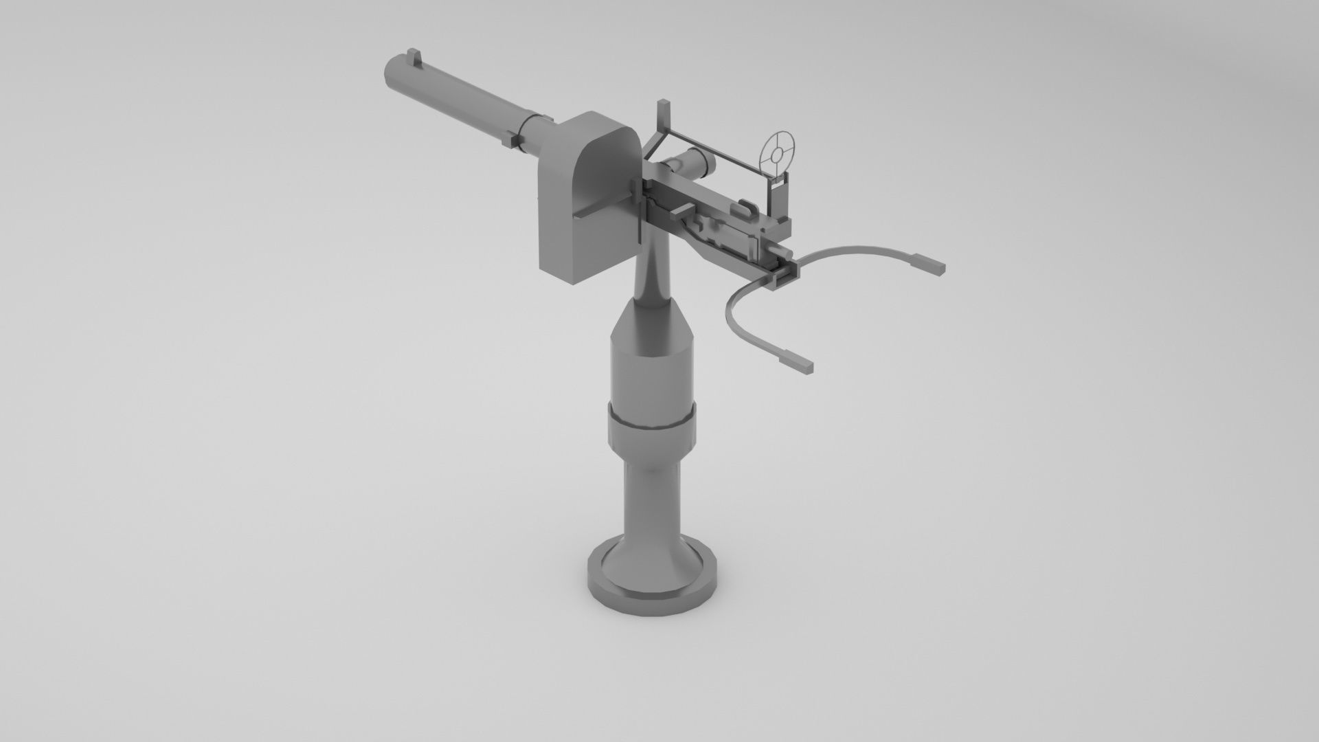 12 7mm Browning Machine Gun 50 cal 3D model_1