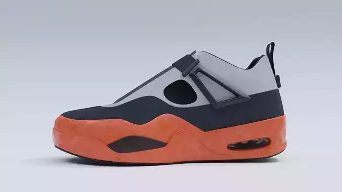 Sneakers Low-poly 3D model