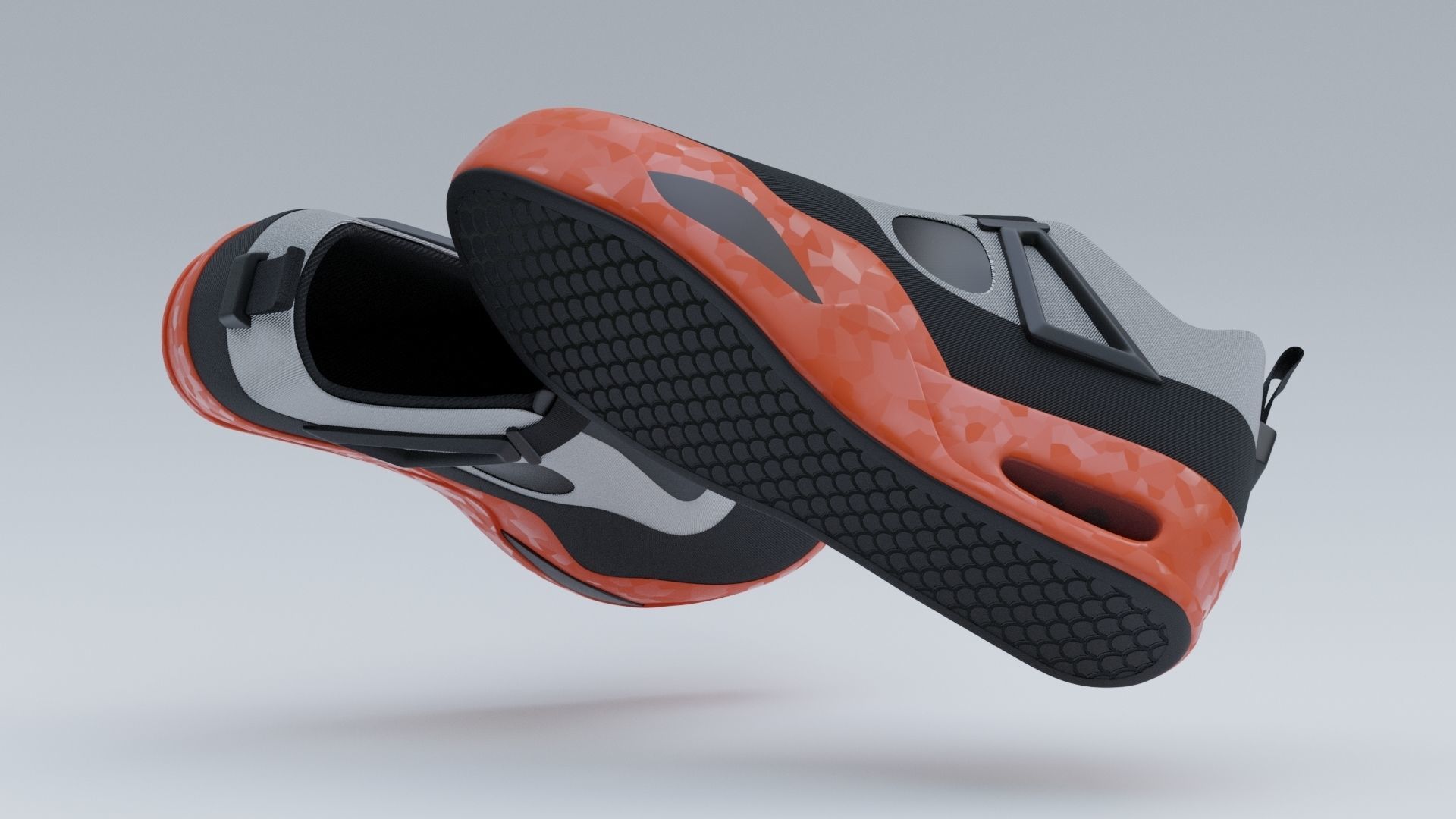 Sneakers Low-poly 3D model_6