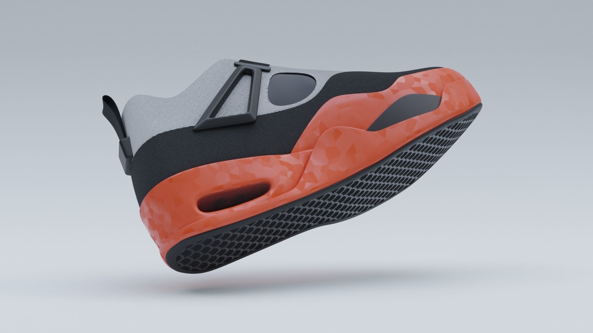Sneakers Low-poly 3D model_4