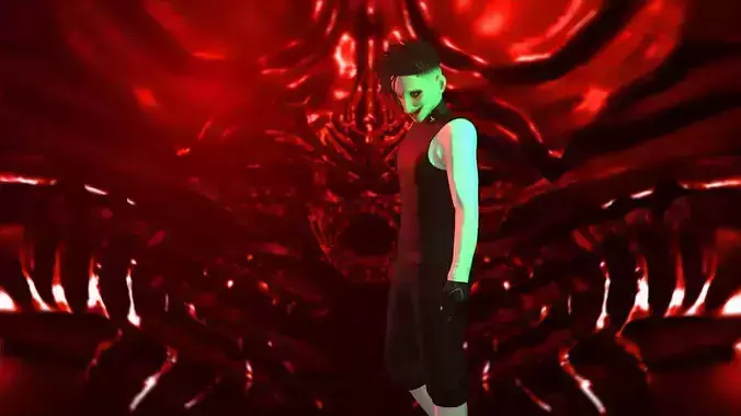 Mad psycho Man 3D model