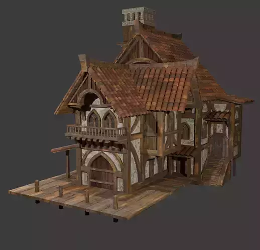 Medieval Exterior Building