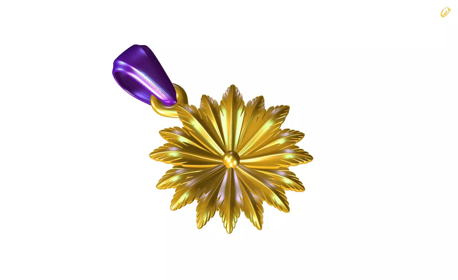 pendant 3D print model_0