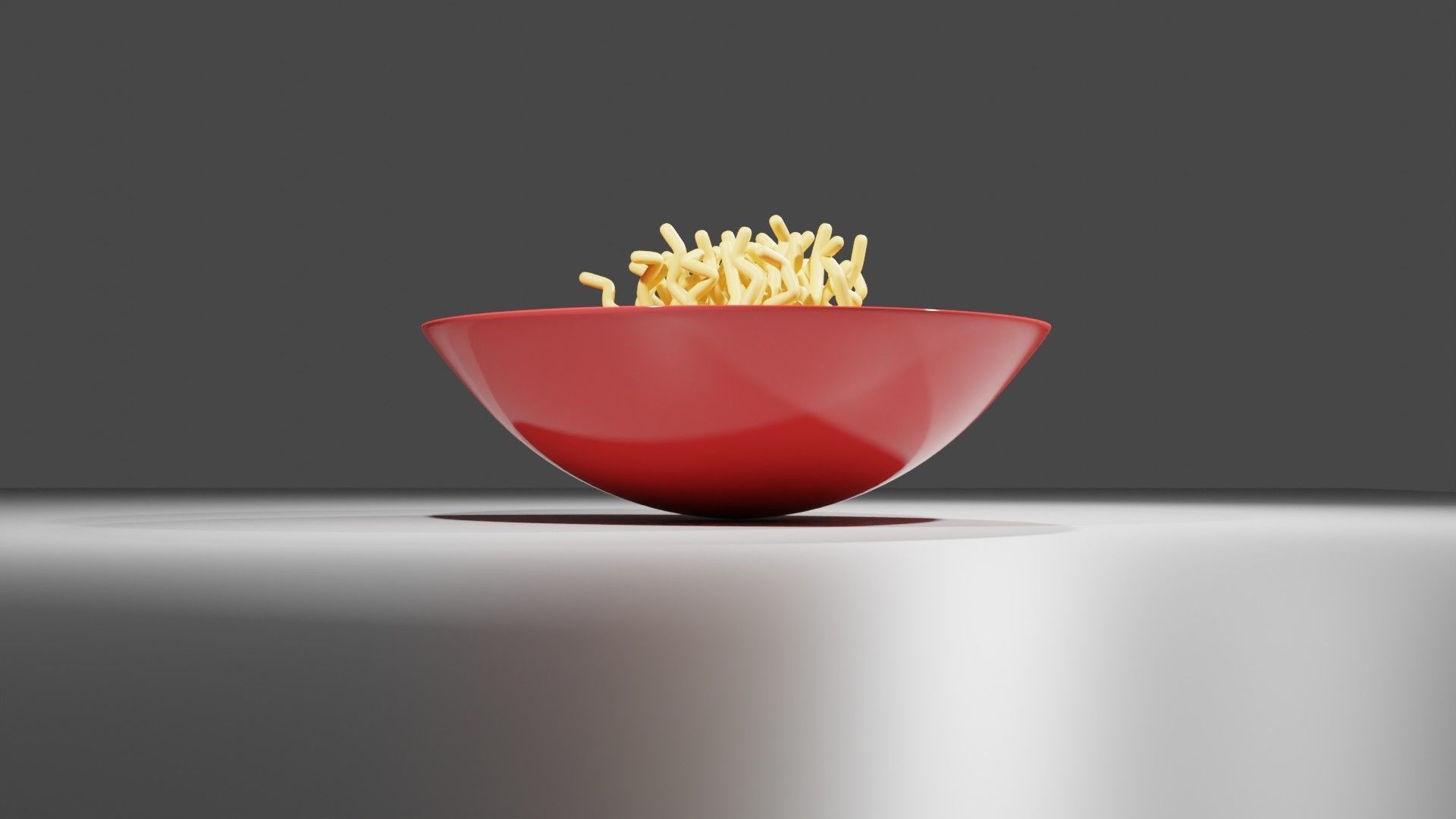 Noodles In a Bowl 3D model_3