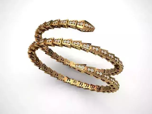 Sarpenty gold bangle