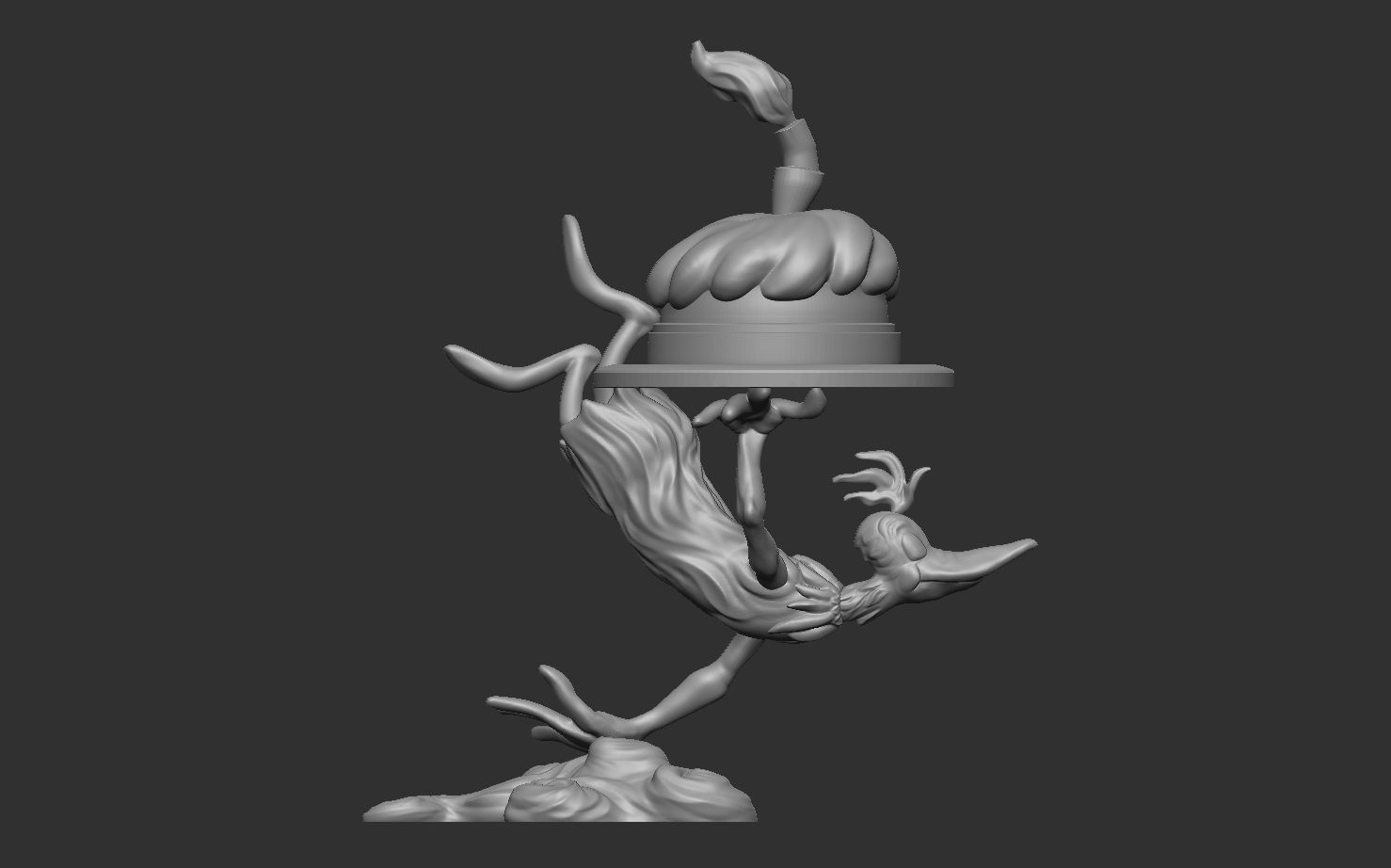 Birthday Bird - Dr Seuss Fan Art 3D Model Free 3D print model_6