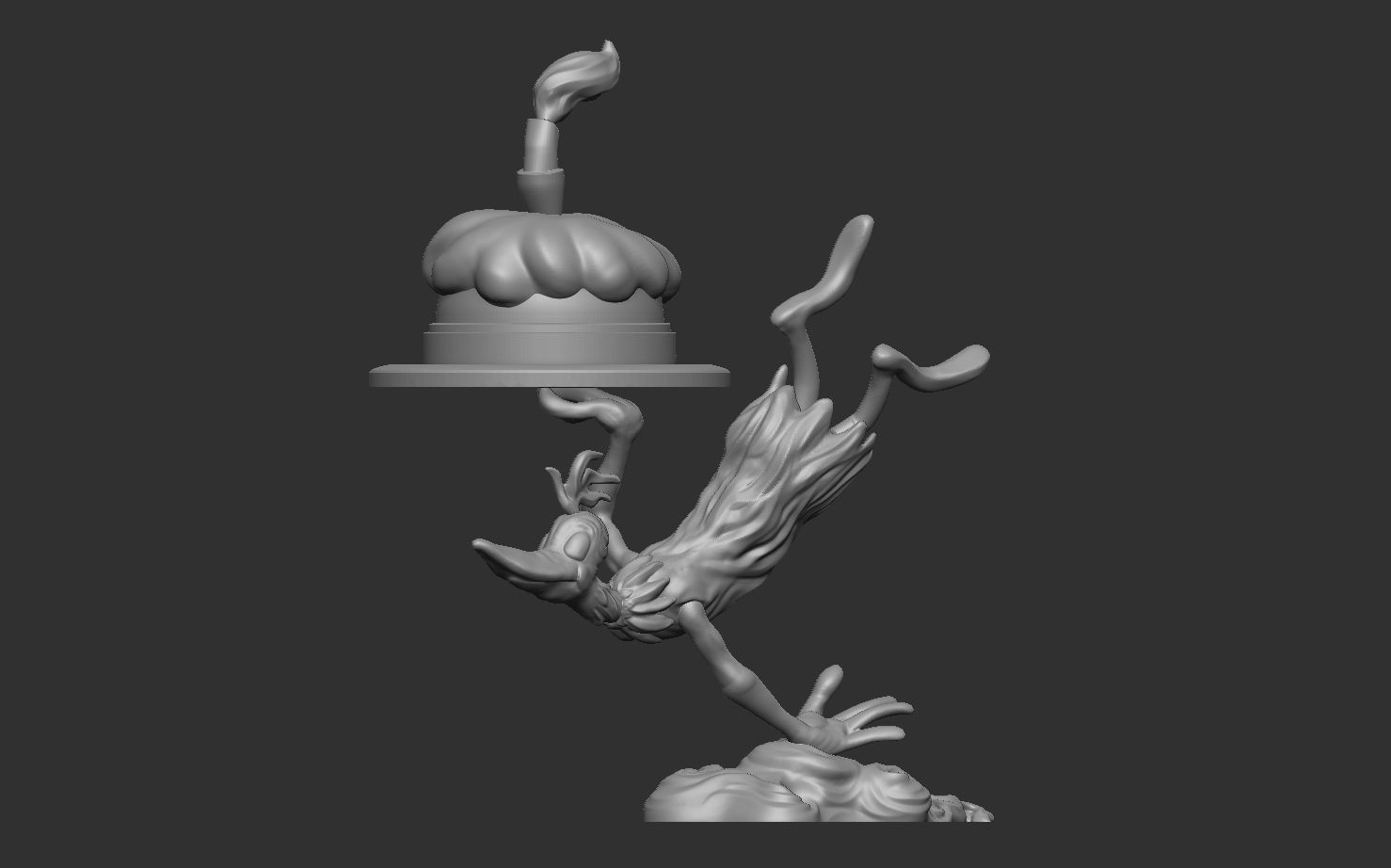 Birthday Bird - Dr Seuss Fan Art 3D Model Free 3D print model_5