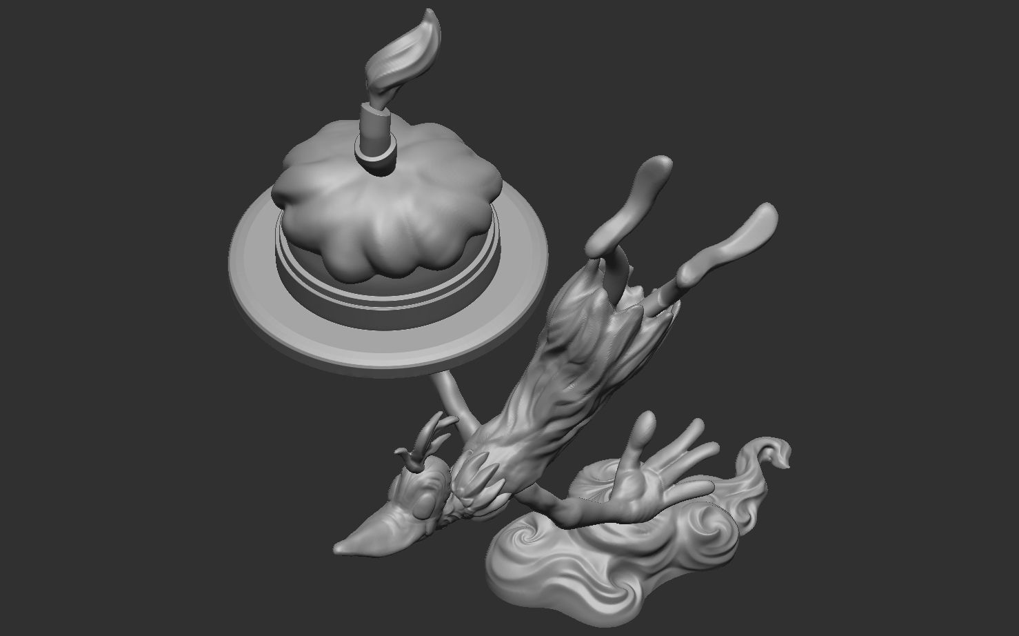 Birthday Bird - Dr Seuss Fan Art 3D Model Free 3D print model_8