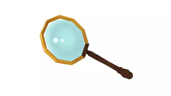 Magnifying Glass - Hand Painted