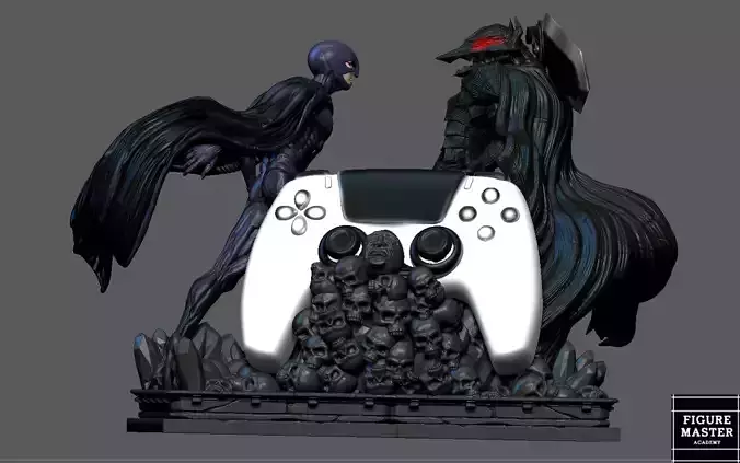 BERSERK GUTS FEMTO PS4 PS5 CONTROLLER HOLDER ANIME FANTASY